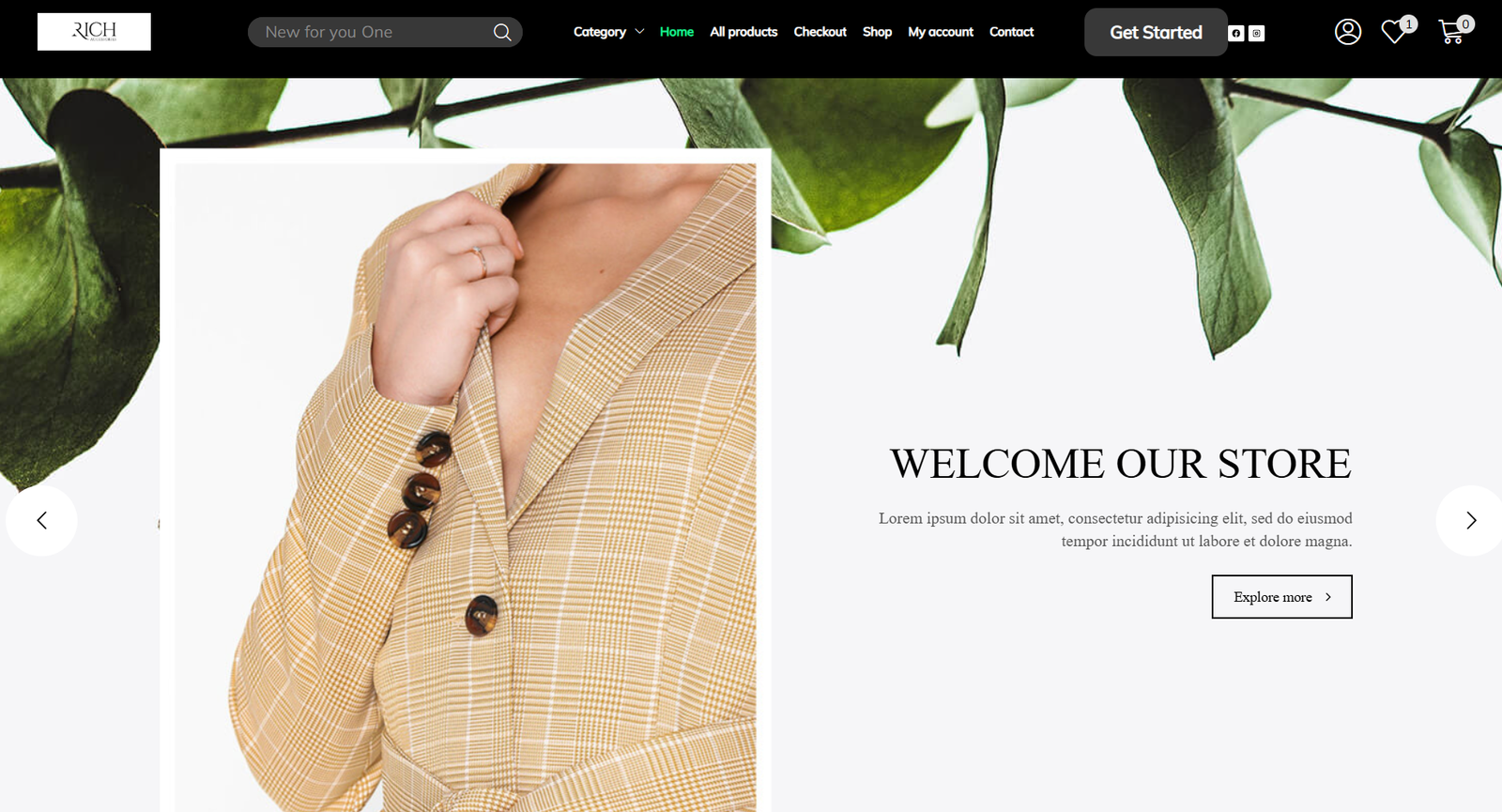 Richone website screenshot